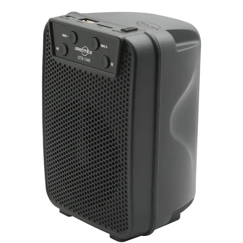 Parlante Portátil GTS-1345 3" Bluetooth con Luces LED y Radio FM