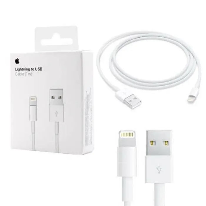 Cable de conector iphone Lightning a USB - 1 mts