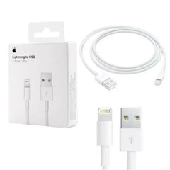 Cable de conector iphone Lightning a USB - 1 mts