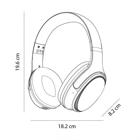 Audífonos de Diadema Kalley Bluetooth On Ear K-AR1 Rojo