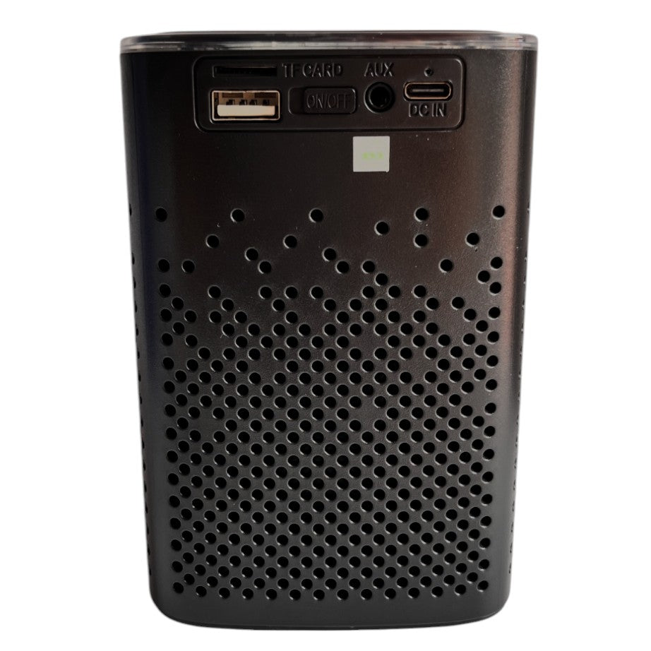 Parlante Bluetooth Koleer S818 Portátil 10W con Luces LED y Radio FM