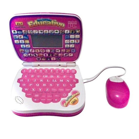 Computador Didáctico Mini Laptop Educativo Inglés y Español