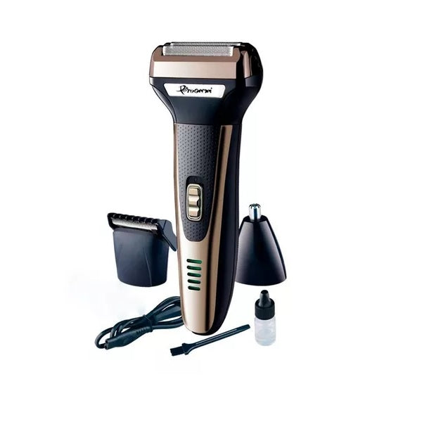 Máquina de afeitar rasuradora en nariz patillas barba