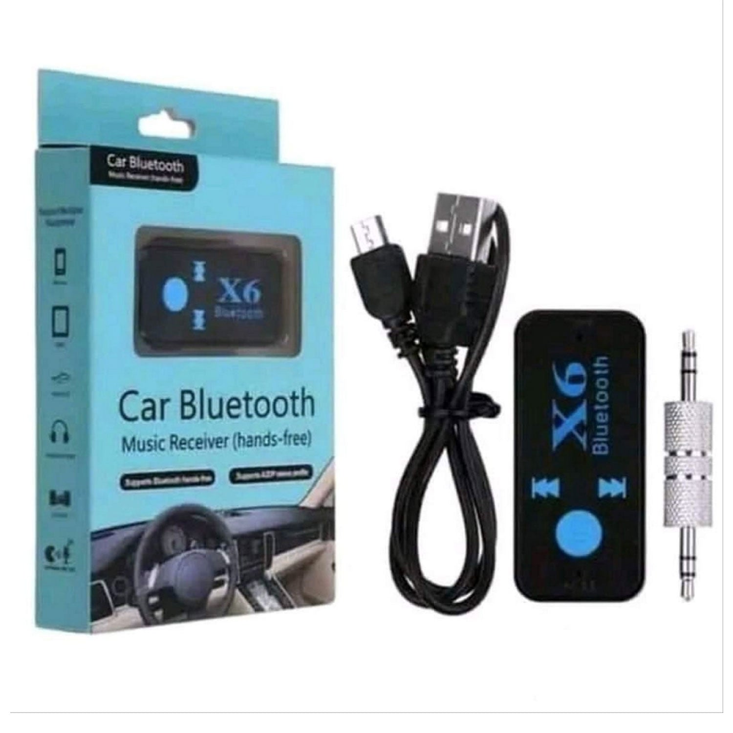 Receptor car bluetooth para musica y llamadas carro