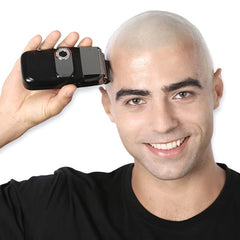 Máquina de afeitar para barba y cabeza con pantalla LED