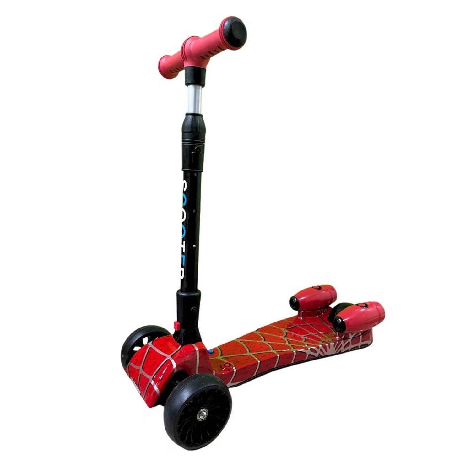 Patineta Infantil H02 con Humo, Bluetooth, Música y Luces LED, Tres ruedas