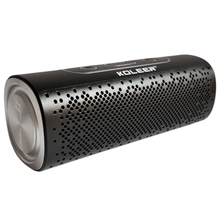 Parlante Bluetooth Koleer S819 Portátil 10W con Luces LED diseño metálico