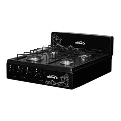 Estufa de mesa ABBA 4 puestos Gas Propano ST 20E N Negro