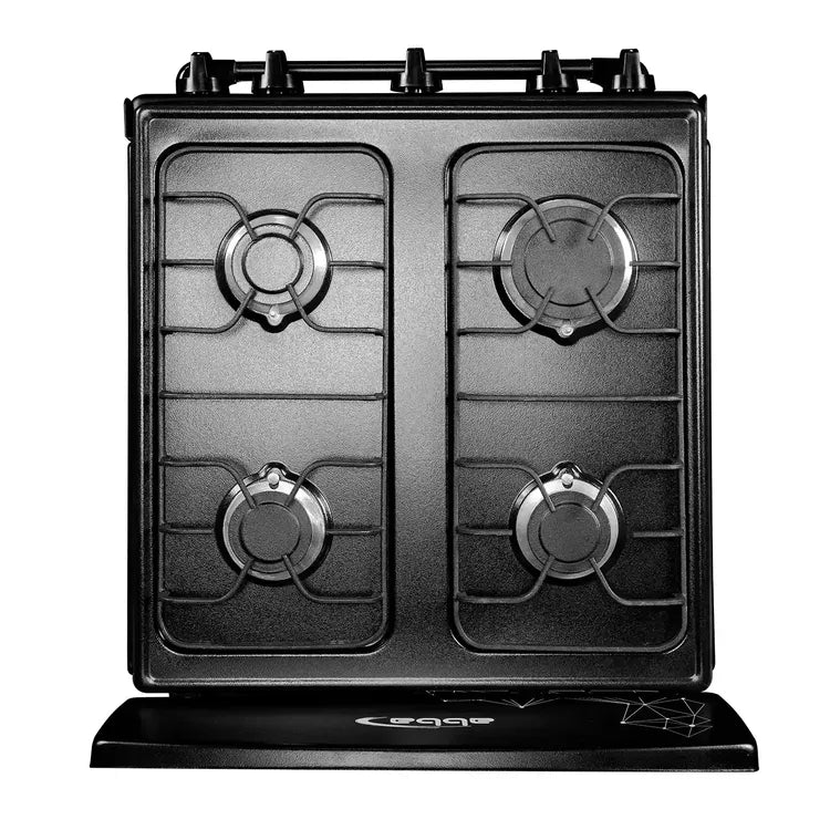 Estufa de Piso ABBA 4 Puestos con Horno Gas Propano EE AT 20HE E N Negro