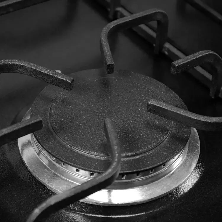 Estufa de Piso ABBA 4 Puestos con Horno Gas Propano EE AT 20HE E N Negro