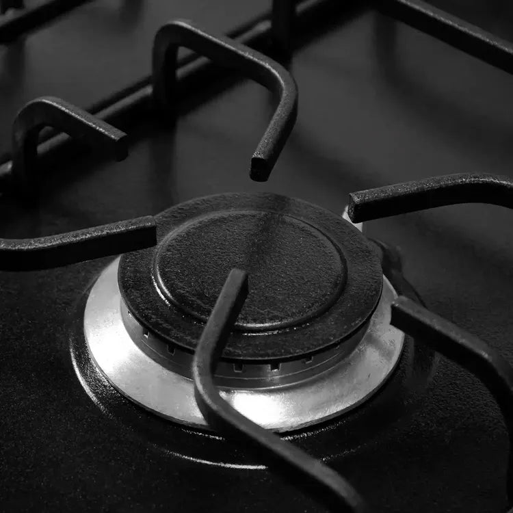 Estufa de Piso ABBA 4 Puestos con Horno Gas Propano EE AT 20HE E N Negro