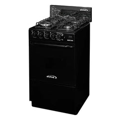 Estufa de Piso ABBA 4 Puestos con Horno Gas Propano EA con Gratinador y Termostato AT 20HV GT N Negro