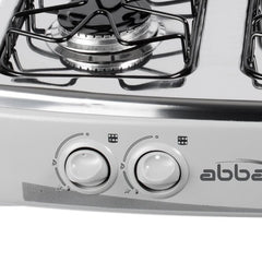 Estufa de mesa ABBA 6 puestos Gas natural SG700-5N Negro