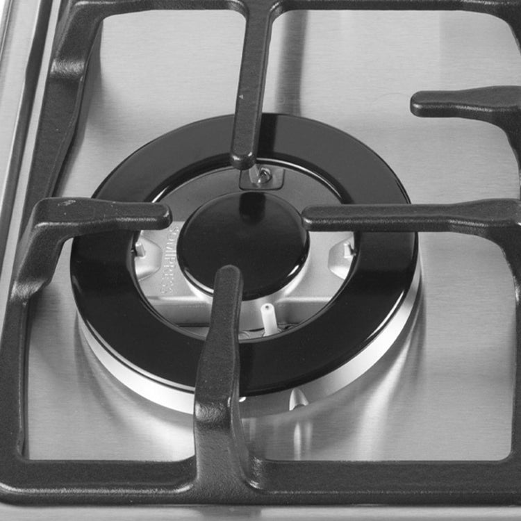 Estufa de empotrar ABBA 60cms 4 Puestos Gas Natural CG4PLX Plateado