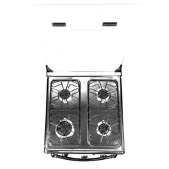 Estufa de Piso ABBA 4 Puestos Con Horno Gas Natural AT101-6 Negro