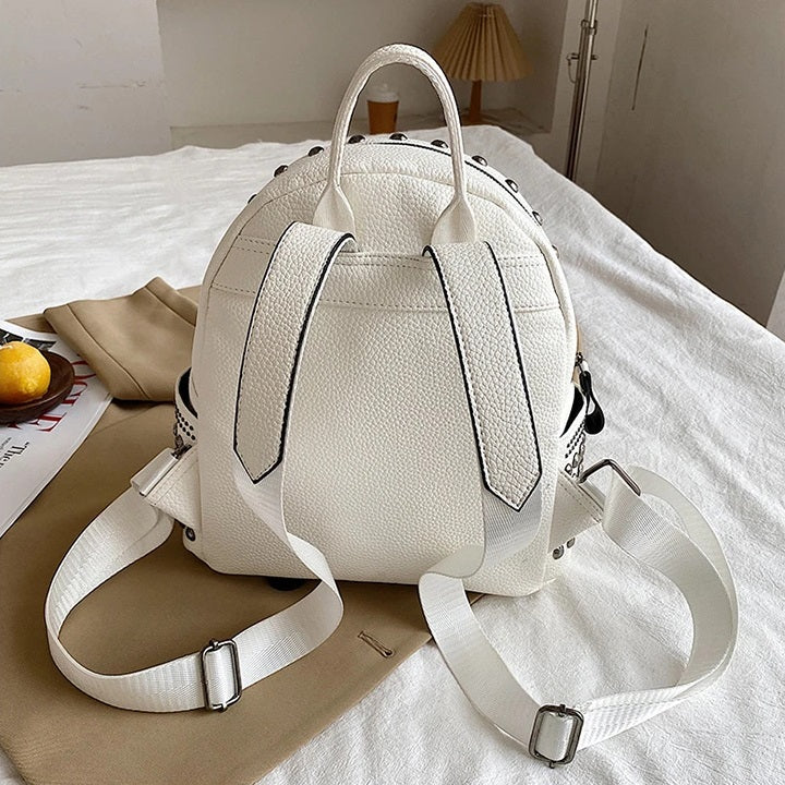 Morrales Bolso Mochila Para Mujer Bolso Morral De Dama Con Taches