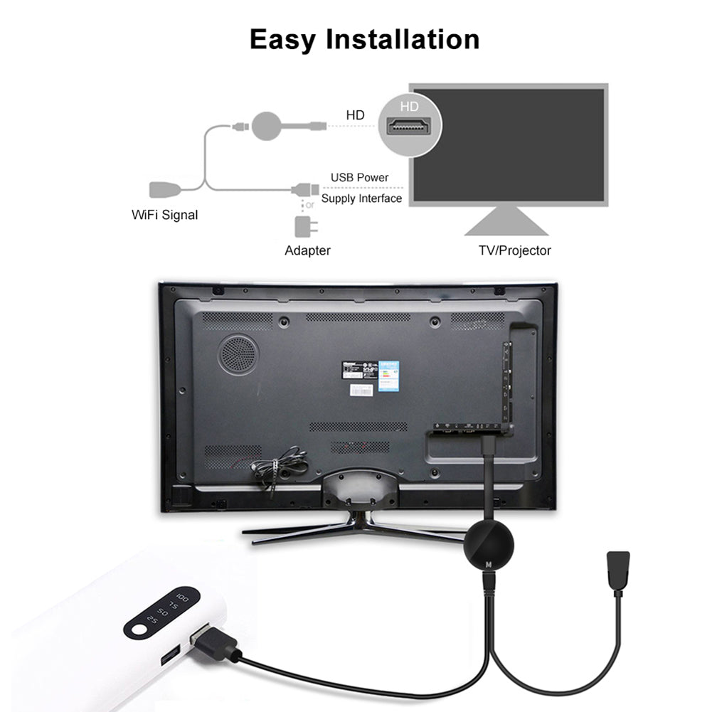 Chromecast miracast 4k transmisor convertidor a smart tv