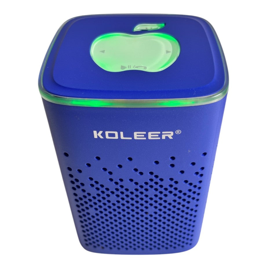 Parlante Bluetooth Koleer S818 Portátil 10W con Luces LED y Radio FM