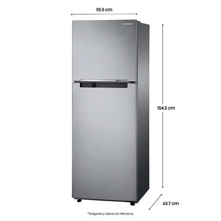 Nevera Samsung No Frost Congelador Superior 236 Litros Brutos RT22FARADS8 Gris