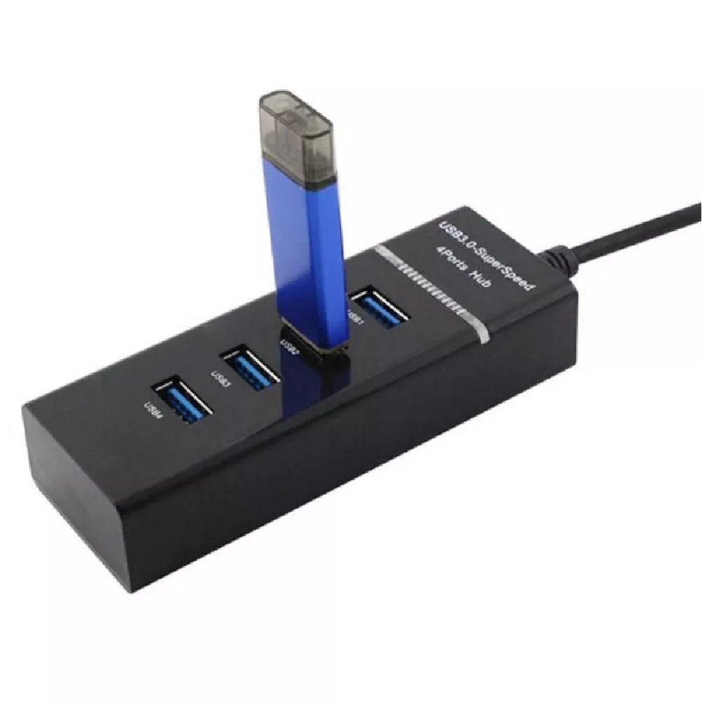 Multipuerto USB 4 puestos en 1 con indicador LED