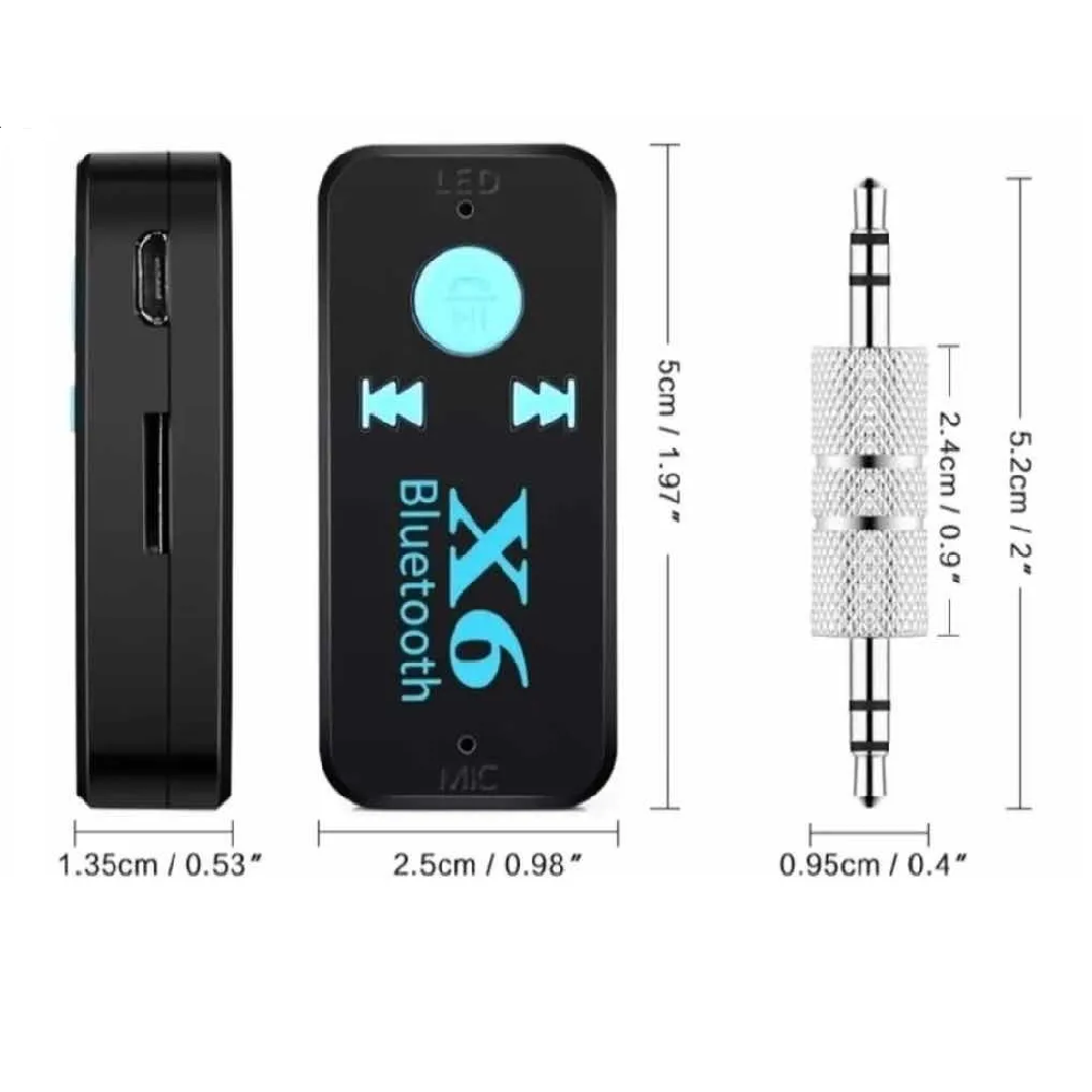 Receptor car bluetooth para musica y llamadas carro