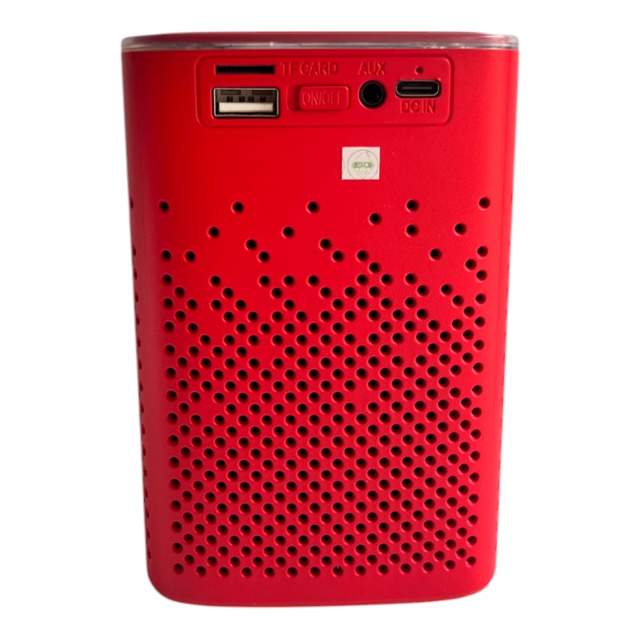 Parlante Bluetooth Koleer S818 Portátil 10W con Luces LED y Radio FM