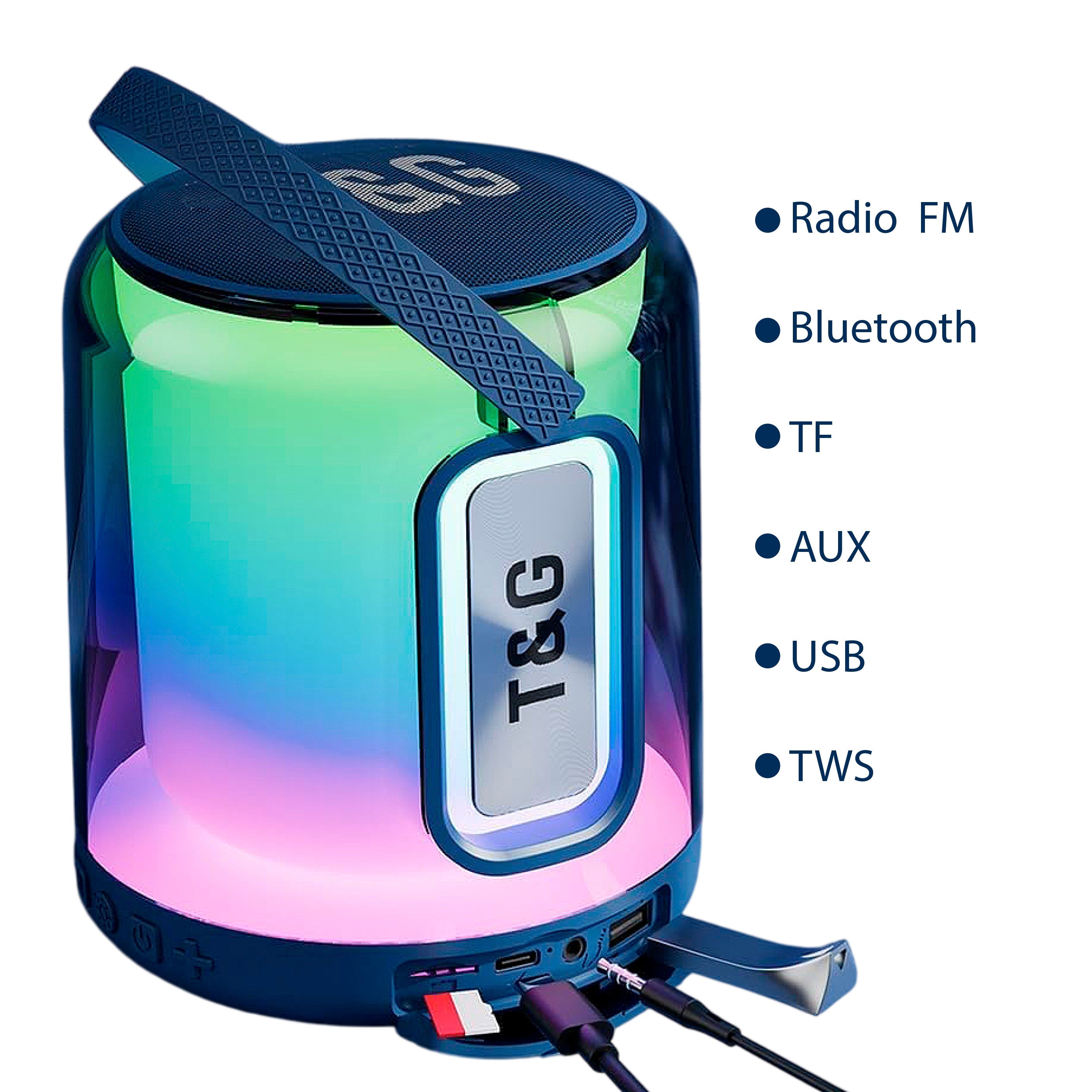 PARLANTE BLUETOOTH TG376 8W 2.400MAH