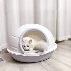 Arenero Espacial Para Gatos PET TOILET Azul cielo