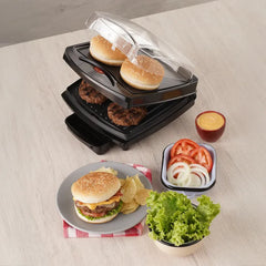 Burger Grill UNIVERSAL 2 en 1 Negro