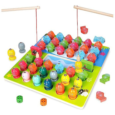 Juego De Pesca En Madera