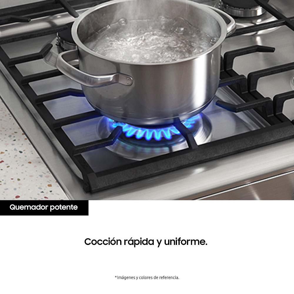 Estufa de Piso SAMSUNGNX24BG4541 Negro 4 Puestos Gas Natural