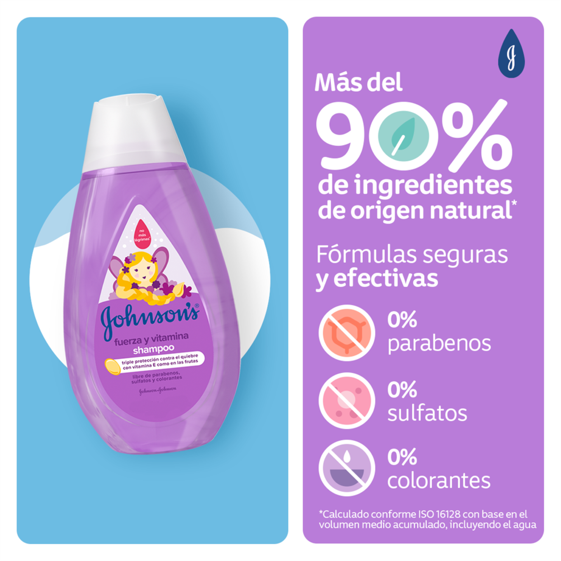 Shampoo Johnson´s Baby Fuerza Y Vitamina X 400ml