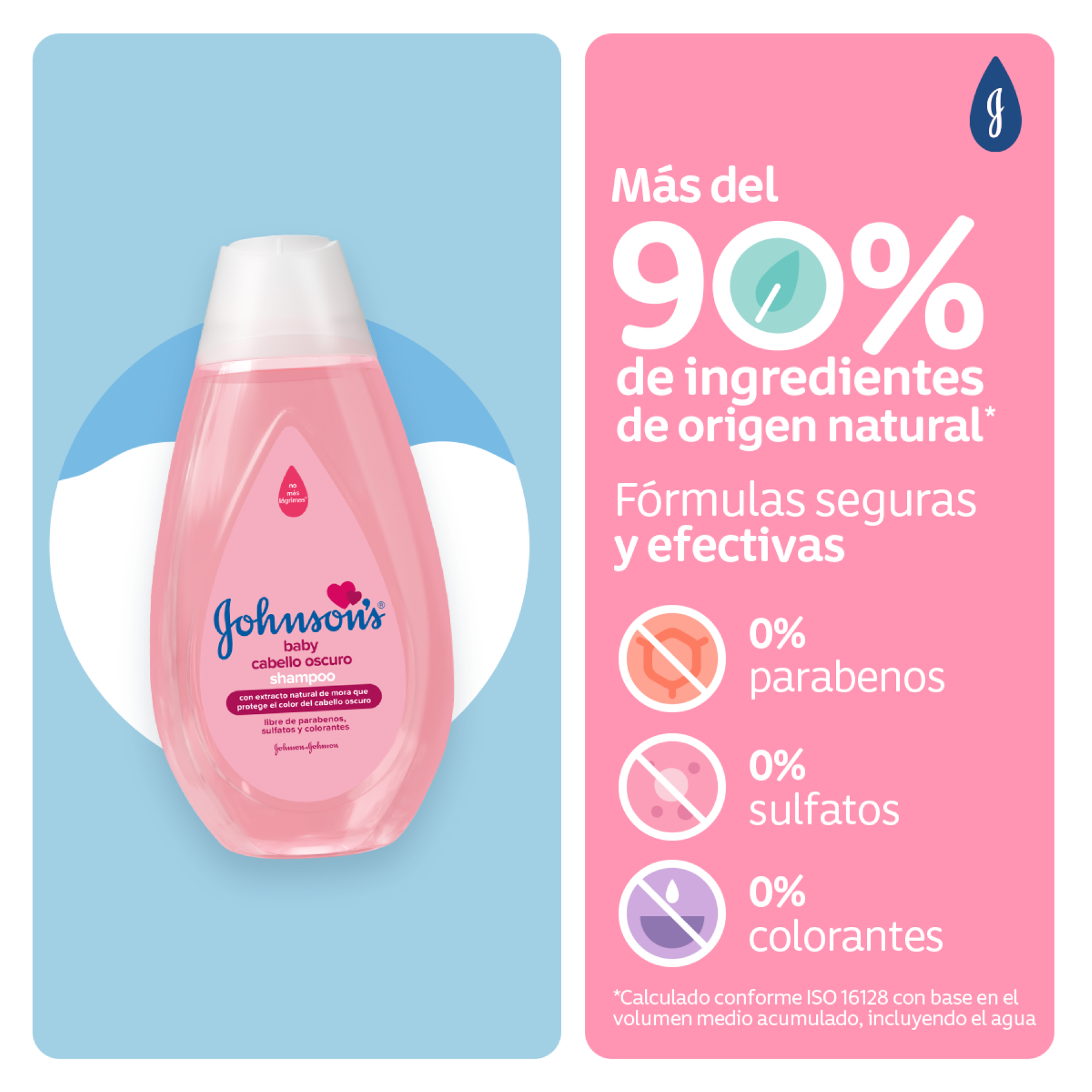 Shampoo Johnson´s Baby Cabello Oscuro X 400ml