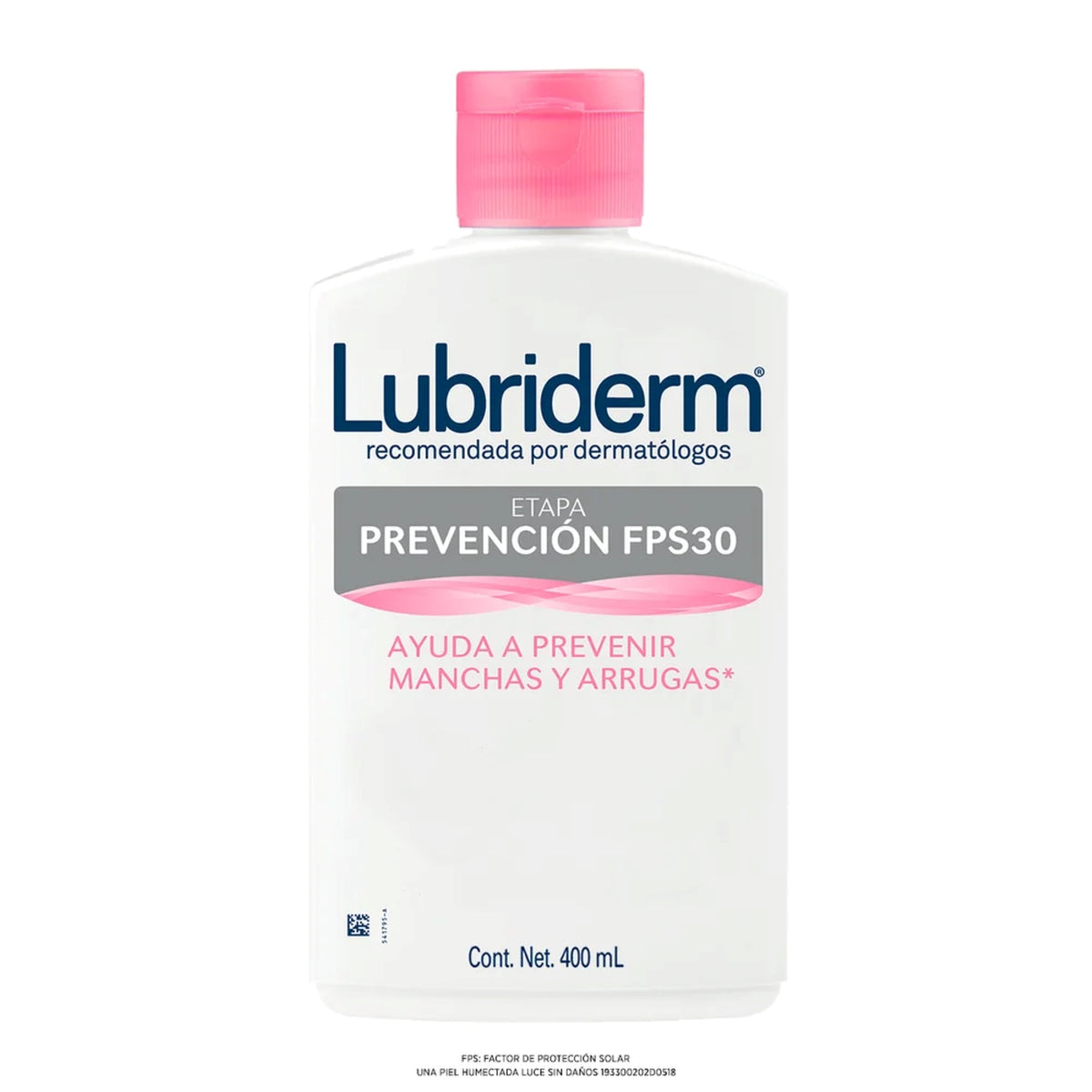 Crema Corporal LUBRIDERM Prevención FPS 30 (400 gr)