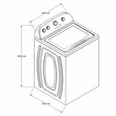 Lavadora Whirlpool Americana 18Kg Blanco