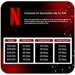 Bono Netflix $30.000