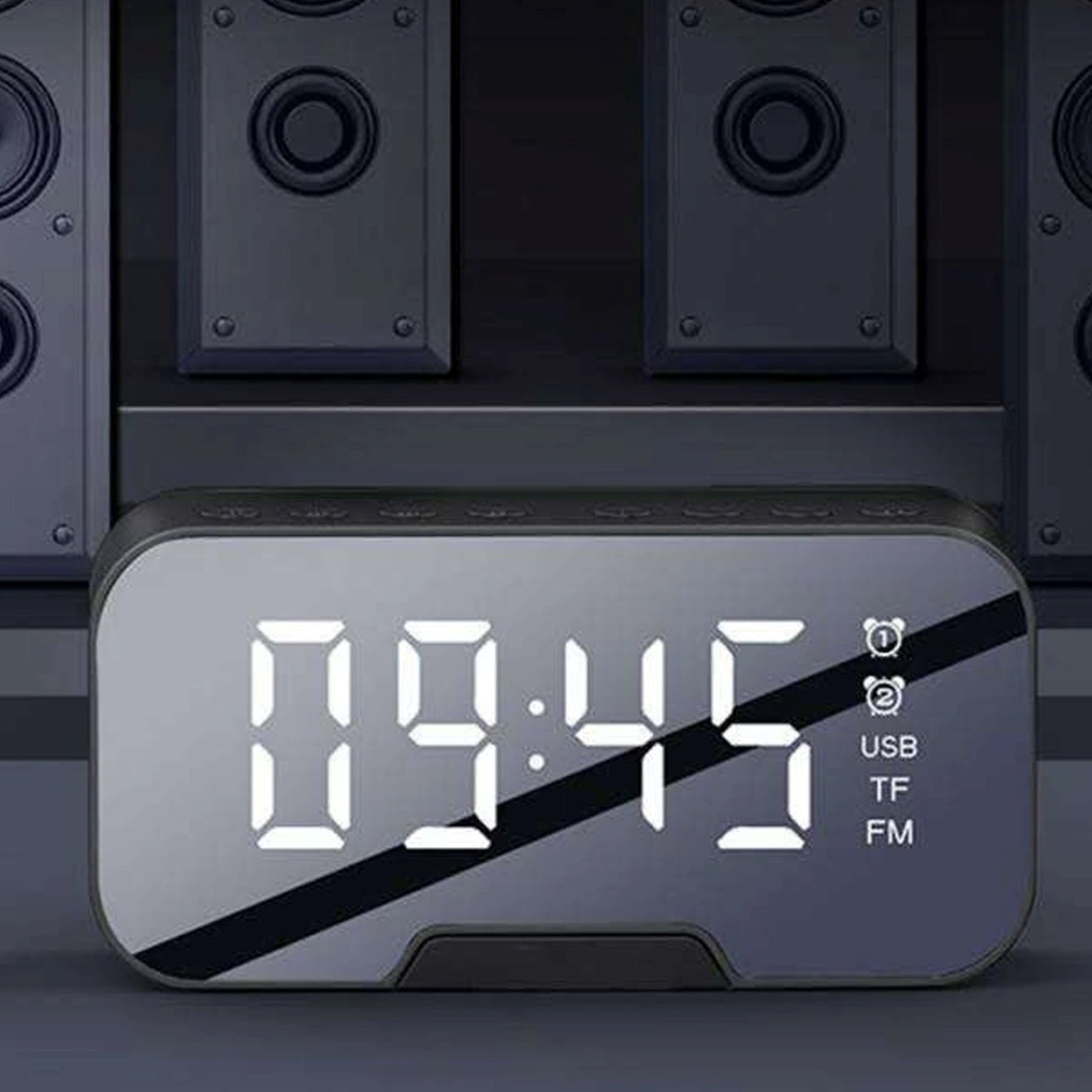 Parlante Reloj Bluetooth Rectangular D-88E