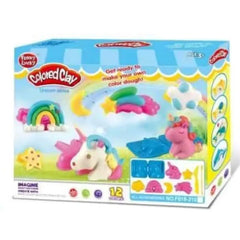 Set De Plastilina Estilo Unicornio