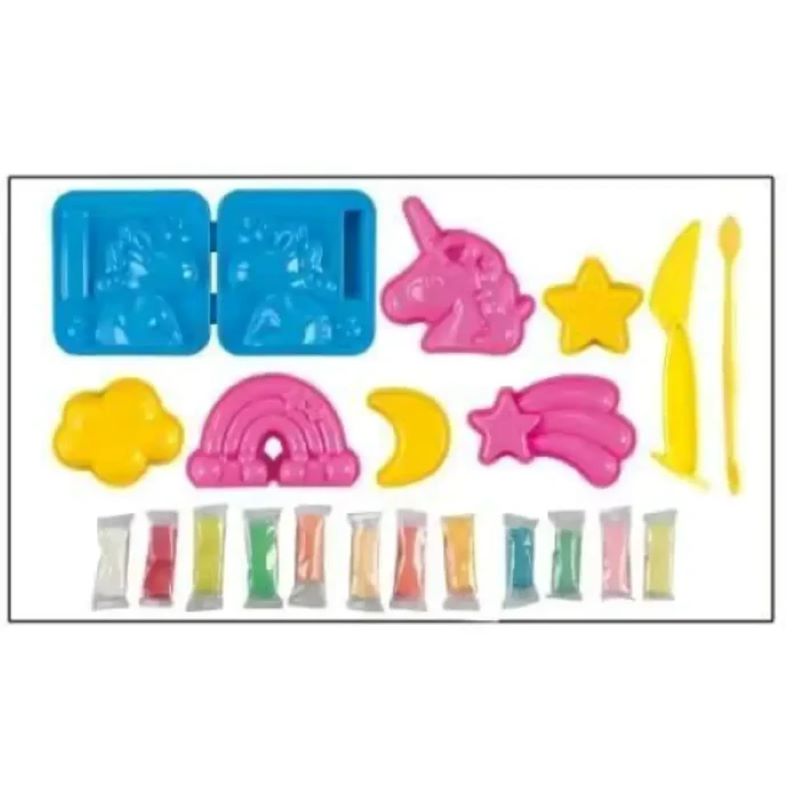 Set De Plastilina Estilo Unicornio