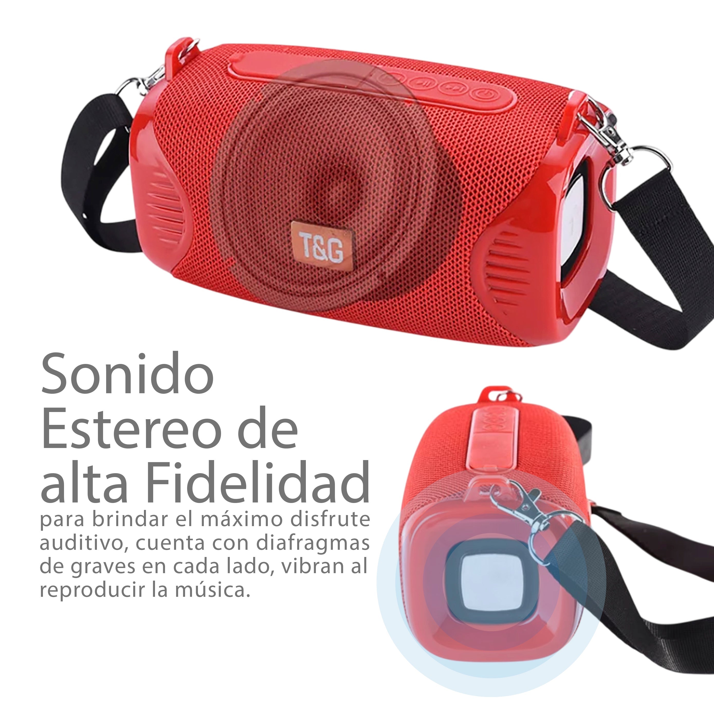 PARLANTE BLUETOOTH TG532 5W 500MAH