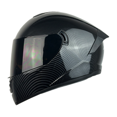 XR-701 XECURO FIBRA DE CARBON  NEGRO BRILLO