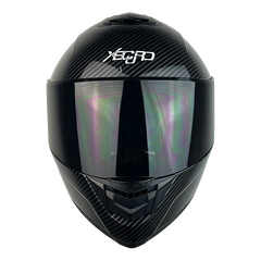 XR-701 XECURO FIBRA DE CARBON  NEGRO BRILLO