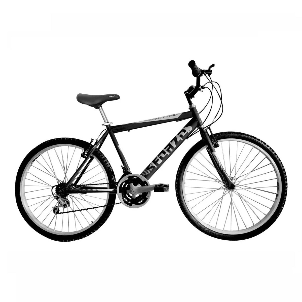 Bicicleta Sforzo Rin 26 En Aluminio 18 Cambios Color Negro