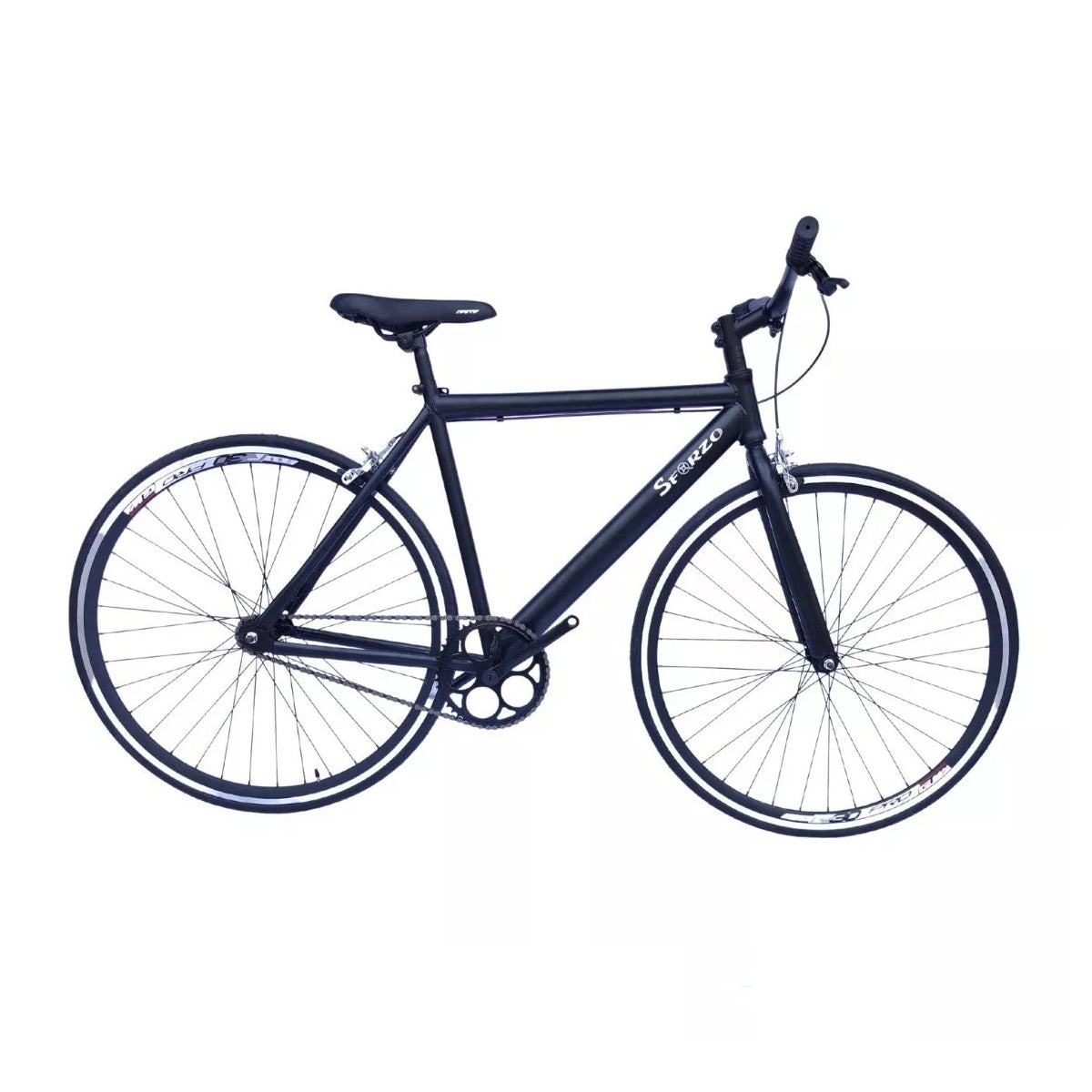 Bicicleta Fix/urbana Rin 700 Con Cambios Shimano 21 Vel Color Negro Tamaño Del Marco 50 Cm