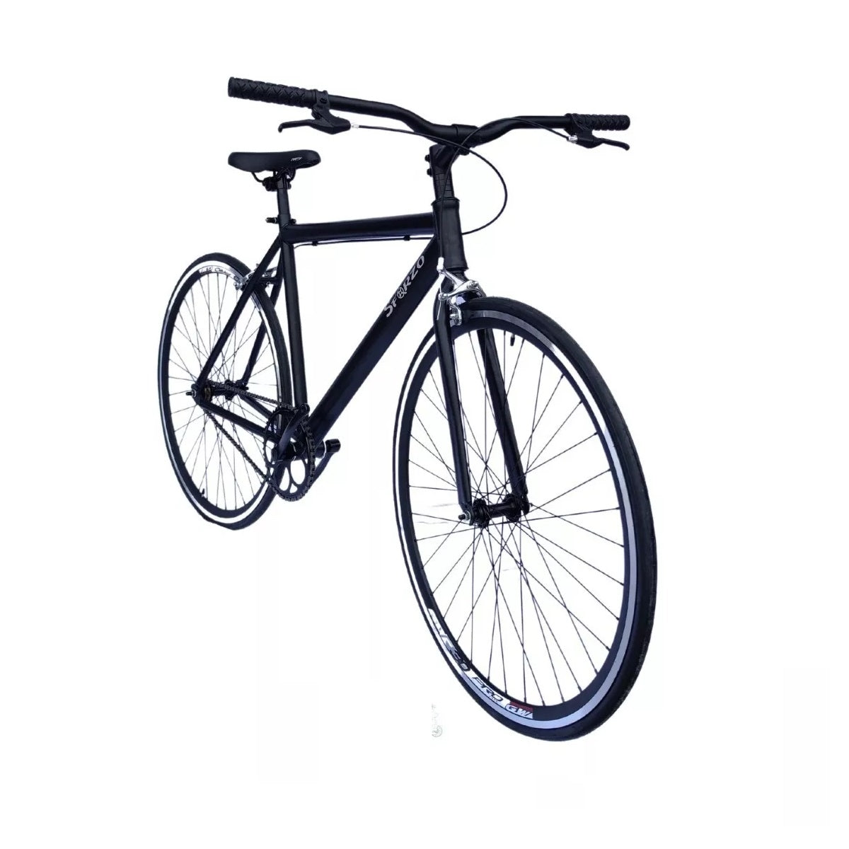 Bicicleta Urbana/fixed Rin 700 Manubrio Recto - Negro Tamaño Del Marco 51 Cm