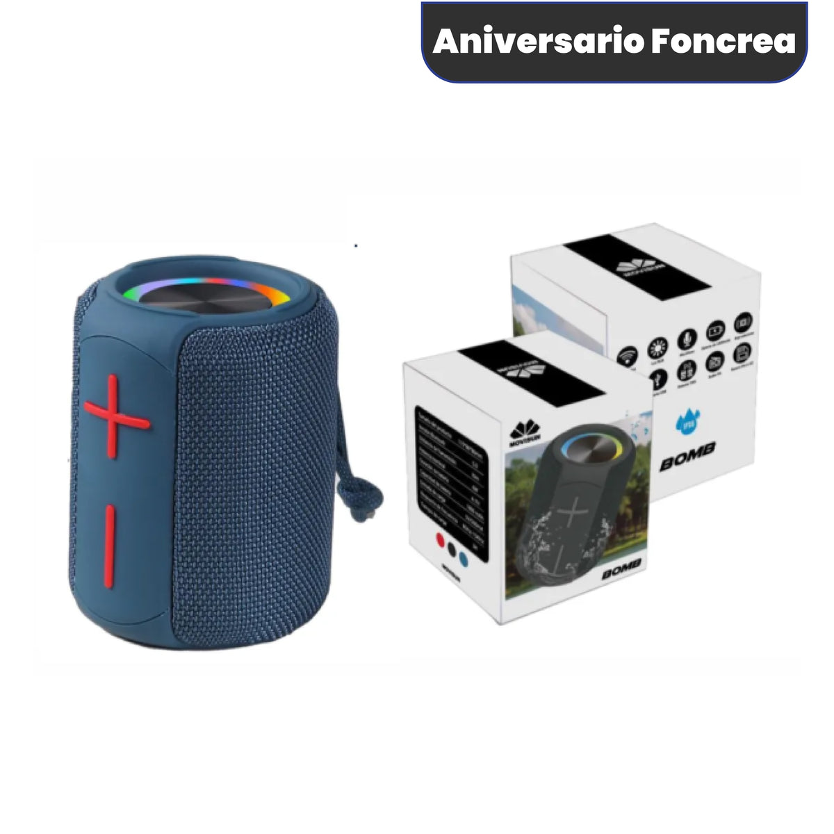 Parlante Inalámbrico BOMB - Movisun
