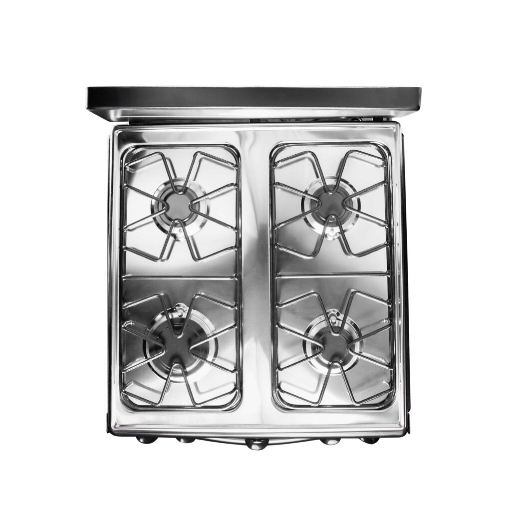 Estufa de Piso ABBA 4 Puestos Con Horno Gas Natural AT101-5 Negro