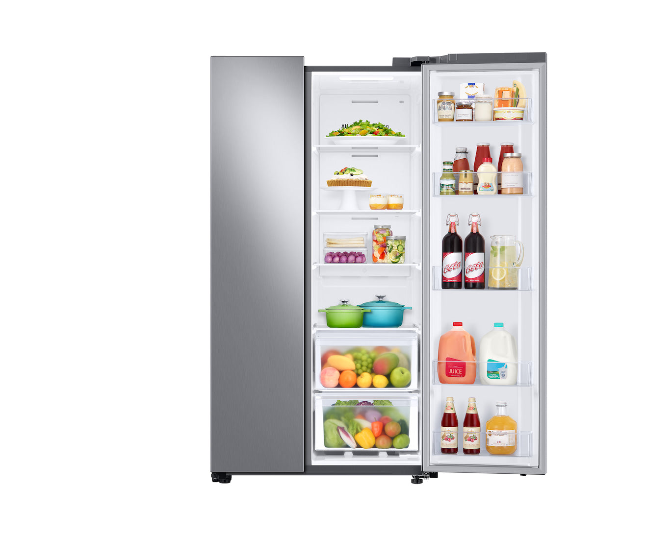 Nevecon Samsung 669Lts Brutos Side by Side Plata | RS23T5B00S9/CO