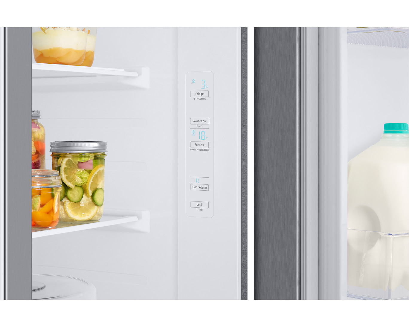 Nevecon Samsung 669Lts Brutos Side by Side Plata | RS23T5B00S9/CO