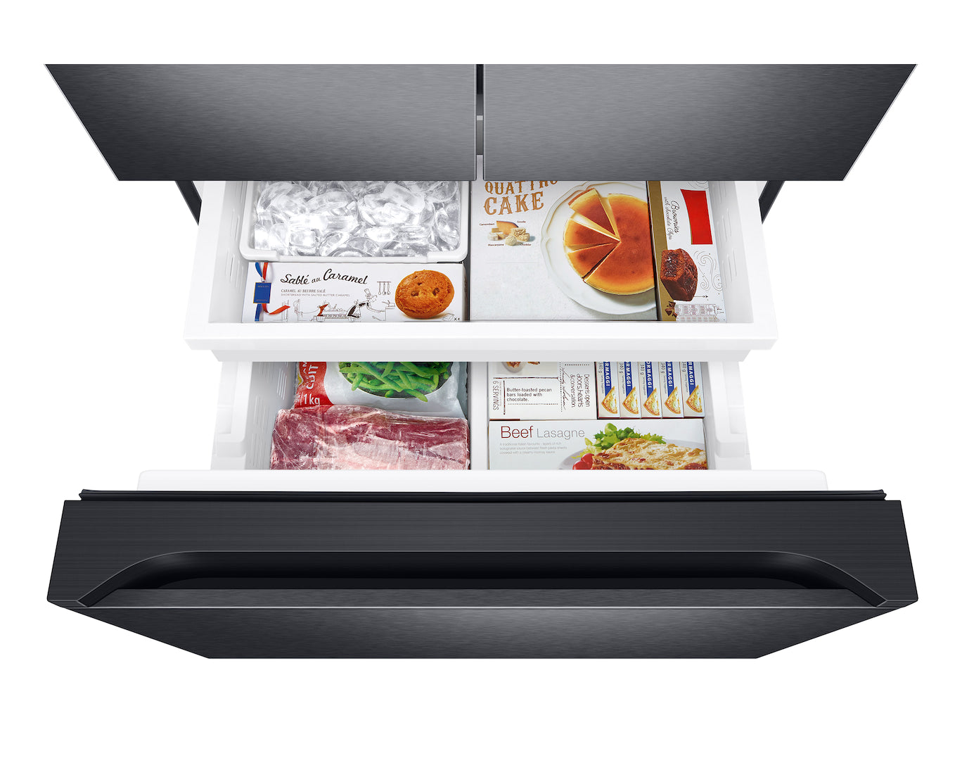 Nevecón SAMSUNG Tipo Europeo 625 Litros Brutos RF22A4220SG/CO Negro